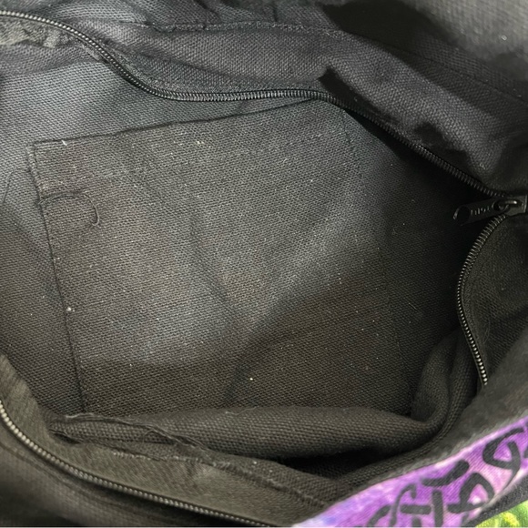 Brandless Handmade Tie Dye Celtic Knot Crossbody Hobo Tote Bag - Picture 5 of 14